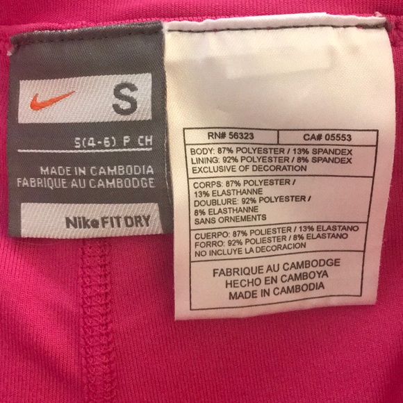 🌼 Nike Fit Dry Pink Magenta Stretch Shorts Small - Picture 2 of 2